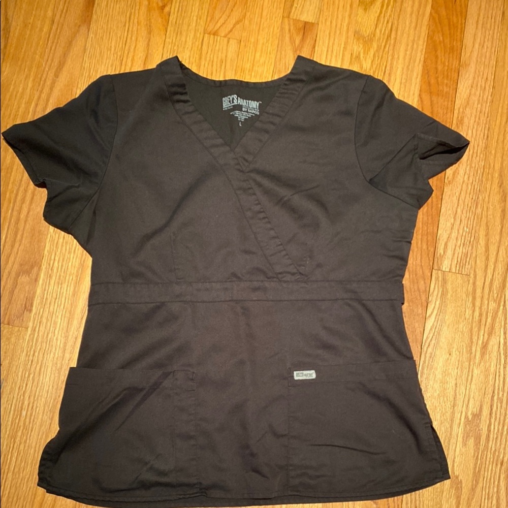Black Scrub Top